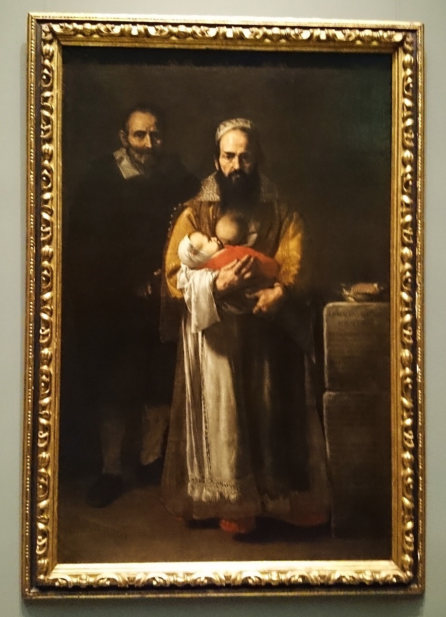 Maddalena Ventura con il marito e il figlio, dipinto di Jusepe de Ribera