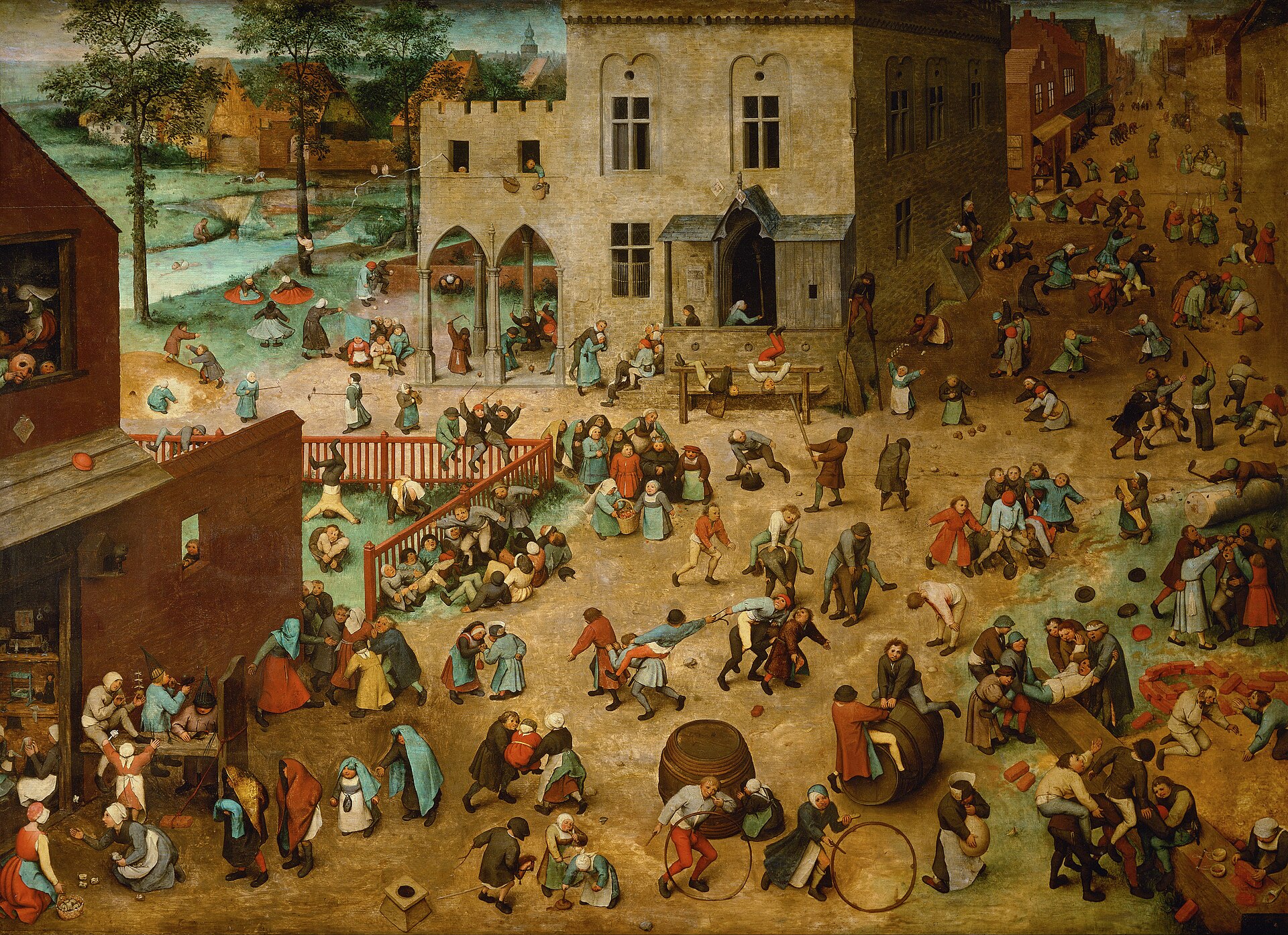 Children's Games, painting by Pieter Bruegel the Elder