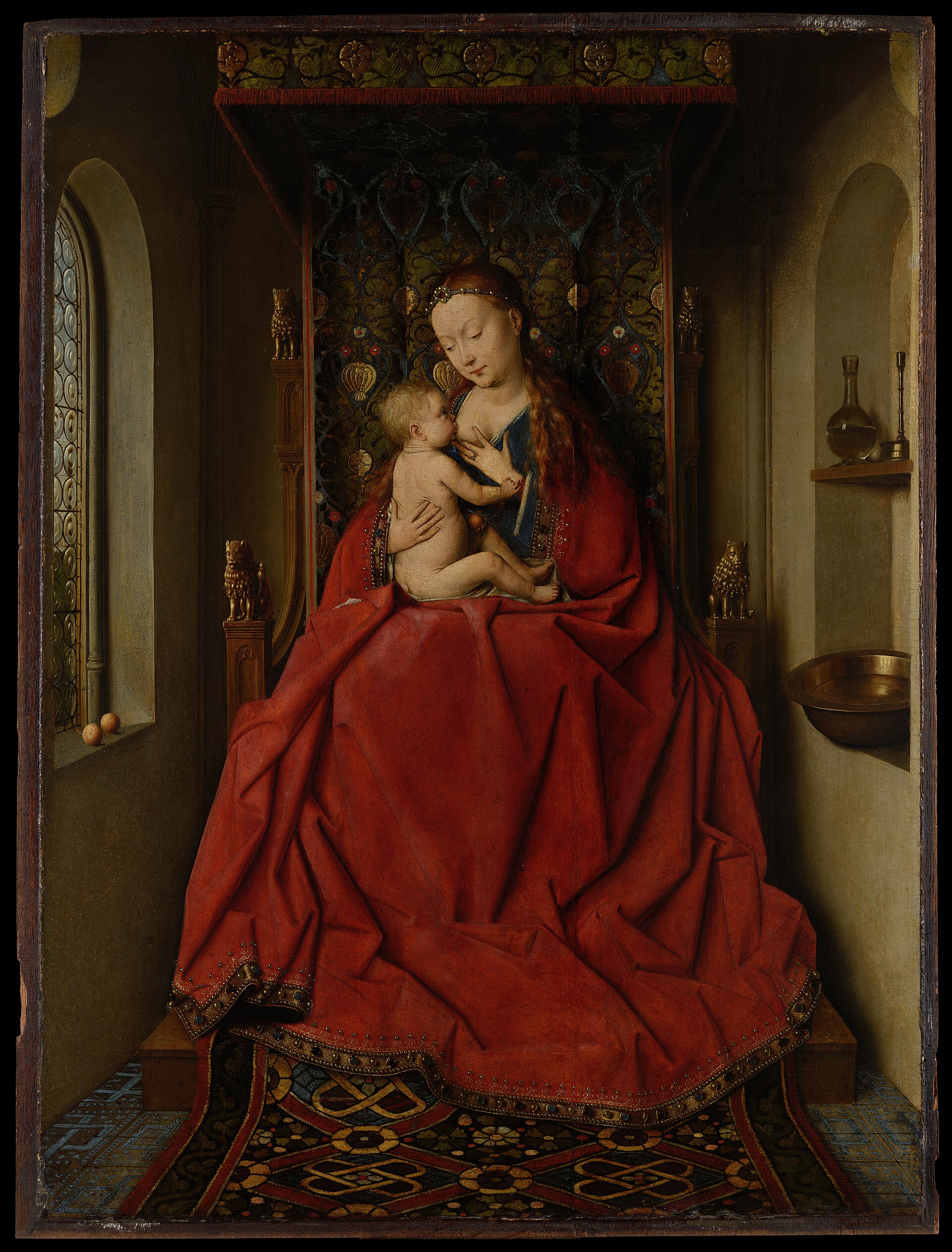 Lucca Madonna, painting by Jan van Eyck